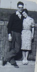 Iain & Barbara Simpson on their wedding day